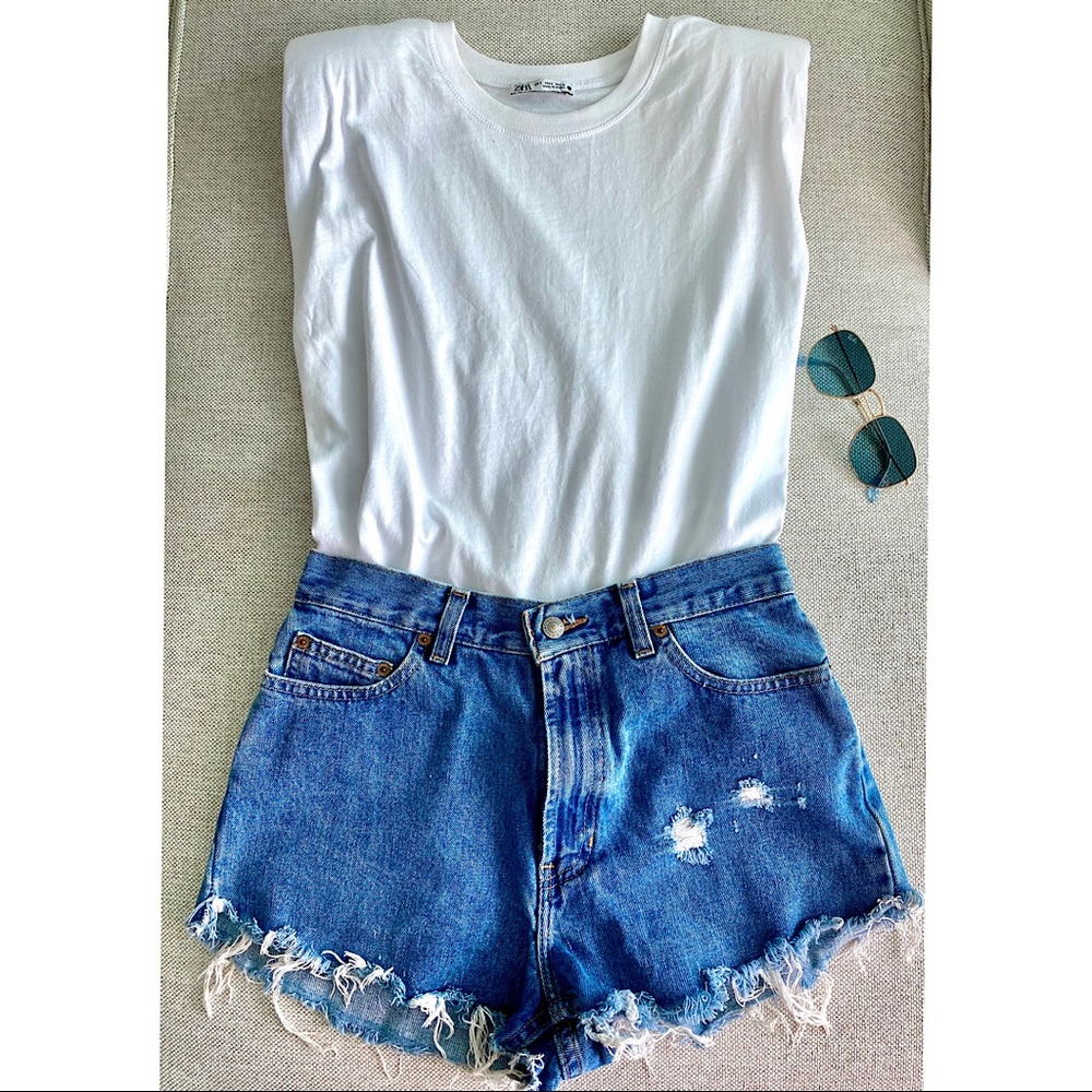 OLD NAVY- Vintage High Rise Blue Jeans Shorts